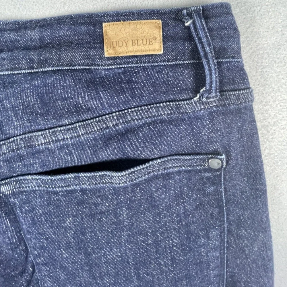 Judy Blue Jeans Womens 18W Dark Wash Skinny Fit JB88703 DK High Rise Stretch - Picture 2 of 10